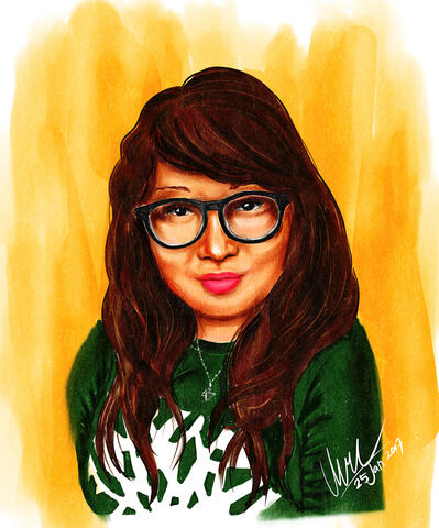 Human, solo (bust up)